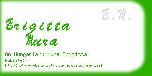 brigitta mura business card